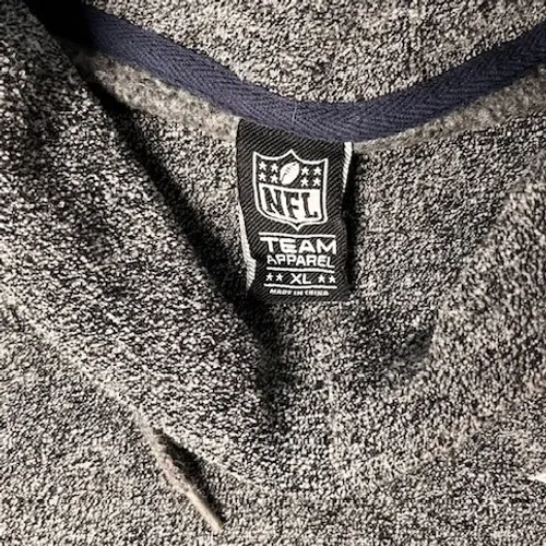 NFL Tennessee Titans Gray Pullover Sweatshirt Funnel Neck Womens XL‎ - Image 4