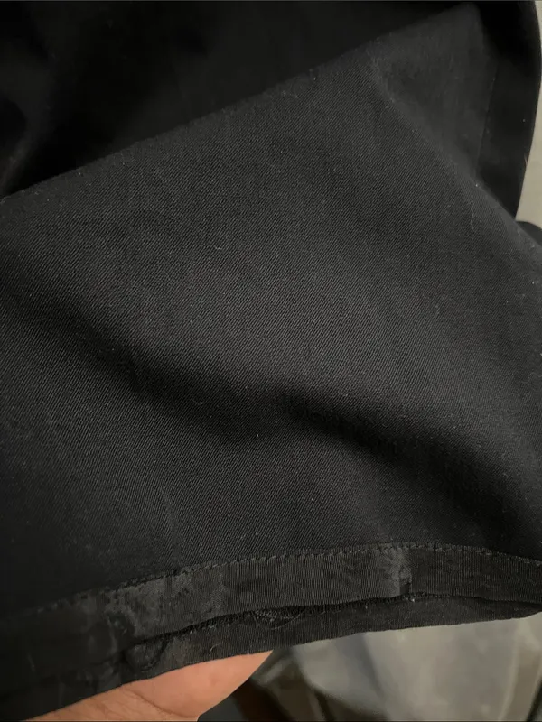 White House | Black Market Black High-Rise Button Detail Pants SZ 6 Legacy - Image 4