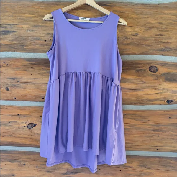Zenana Sleeveless Lavender Tank size Medium - Image 2