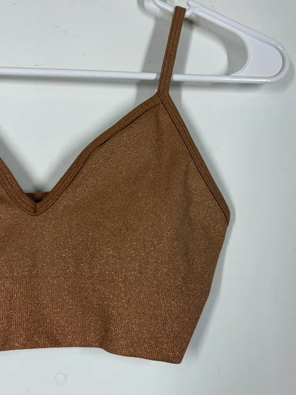 NWOT SKIMS Shimmer Lurex Soft Smoothing Bralette Size Small - Image 3