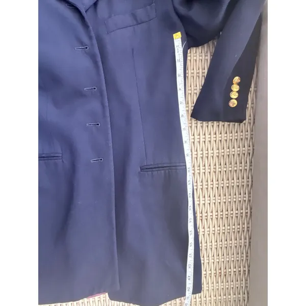 Lauren‎ Ralph Lauren 100% Wool Blazer Size 6 layered workwear classic minimalist - Image 13