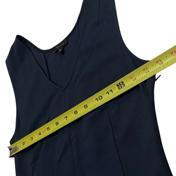 Theory Navy Blue Chic Careerwear‎ Going Out Mini Dress Women’s Size S - Image 9