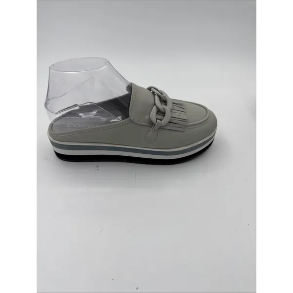 Coconuts by Matisse Maren Platform Mule Loafer Gray Size 7M - Image 2