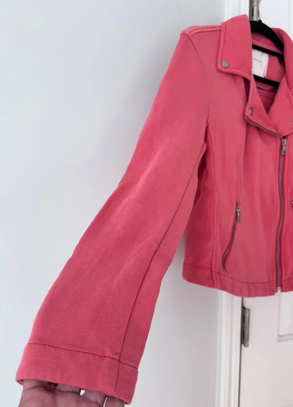 Anthropologie The Sage Knit Moto Jacket, Size S - Image 7