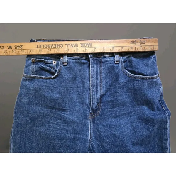 Abercrombie & Fitch Straight Jeans Women's 28 Blue Ultra High Rise Denim 6 - Image 3