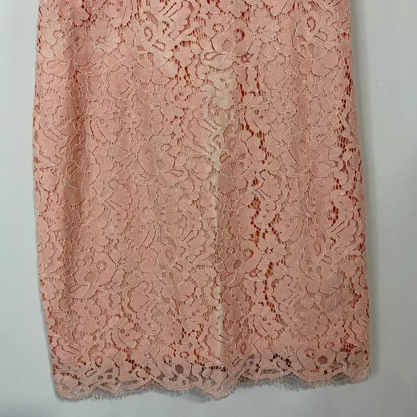 Main Strip Women’s Sleeveless Open Back Lace Mini Dress Pink NWOT - Image 3