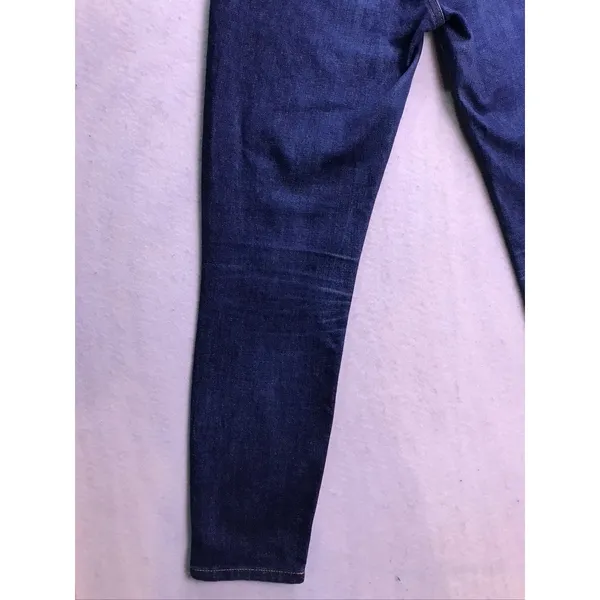 Everlane Skinny Jeans Womens 27 Blue High Rise Dark Wash Stretch Denim‎ - Image 10