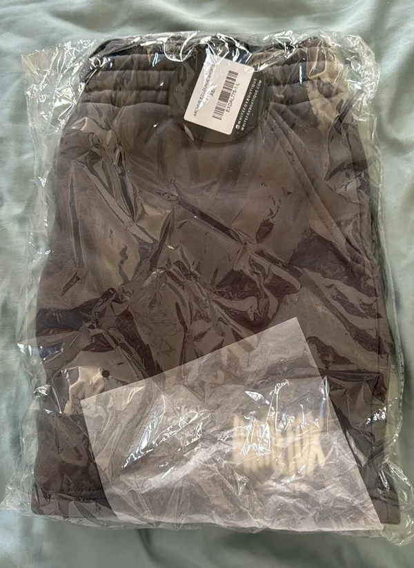 White Fox Gray Sweat Shorts - Image 3
