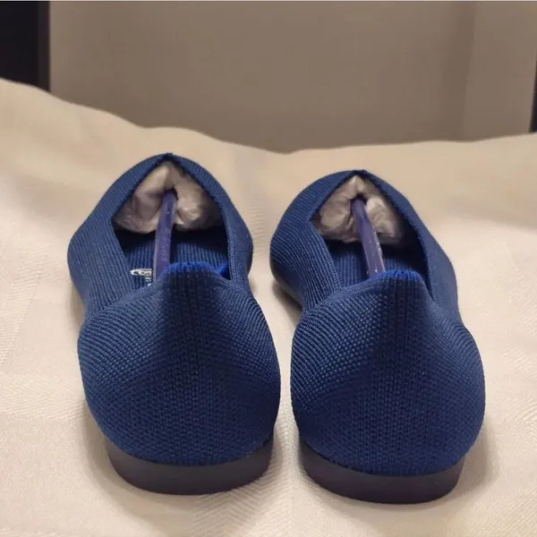 NWOB Rothy' The Point In Maritime Navy Flats Shoes - Image 6