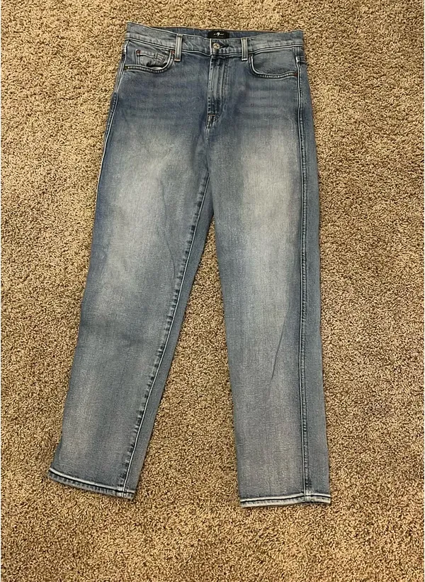 7 For All Mankind Straight Jeans - Image 8
