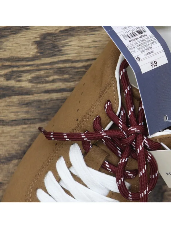 NWT Universal Thread JoJo Sneakers Double Lace Low Top 94462312 Brown 6.5M - Image 7