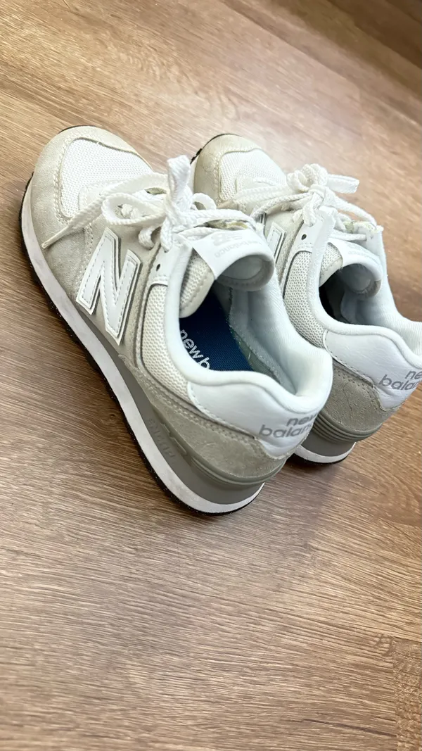 New Balance 574 Core - Nimbus Cloud, Gray/White - Size 6mWomen / 4.5 Men US - Image 4