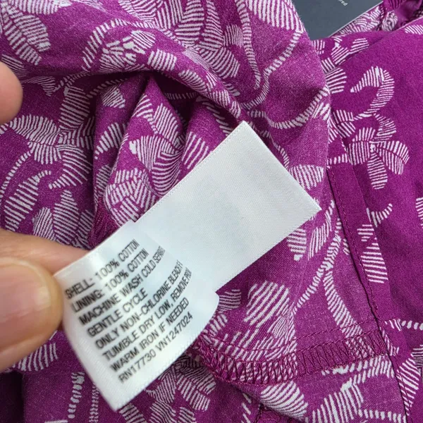 Universal Threads NWT Purple Floral Tiered Midi Dress Ruffle Strap Cotton Small - Image 5
