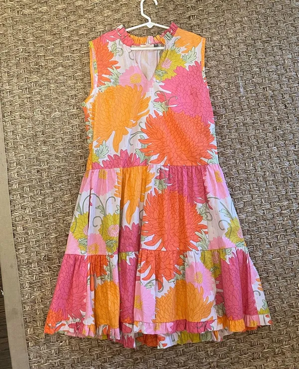 Boutique Floral Print Midi Dress - Image 2