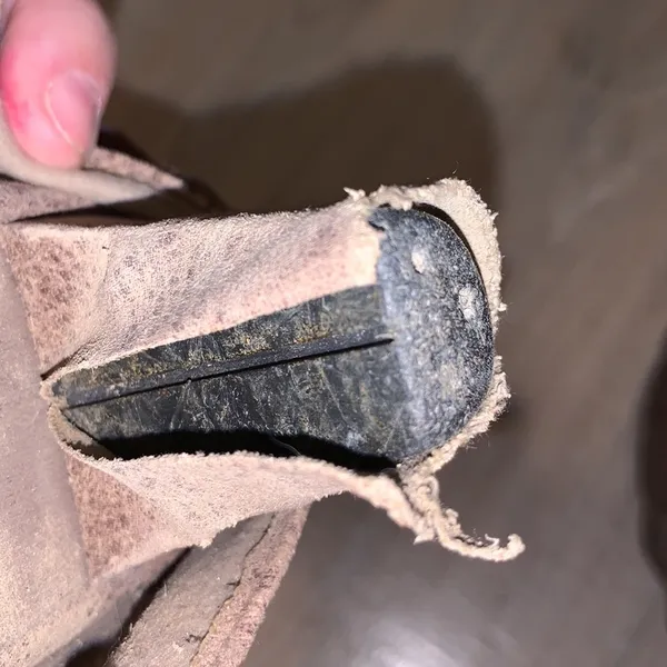 Not Rated brown zip up summer heeled mid calf boots - Image 6