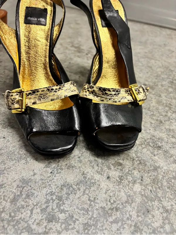 Dolce Vita slingback platform heels size 9 vintage - Image 6