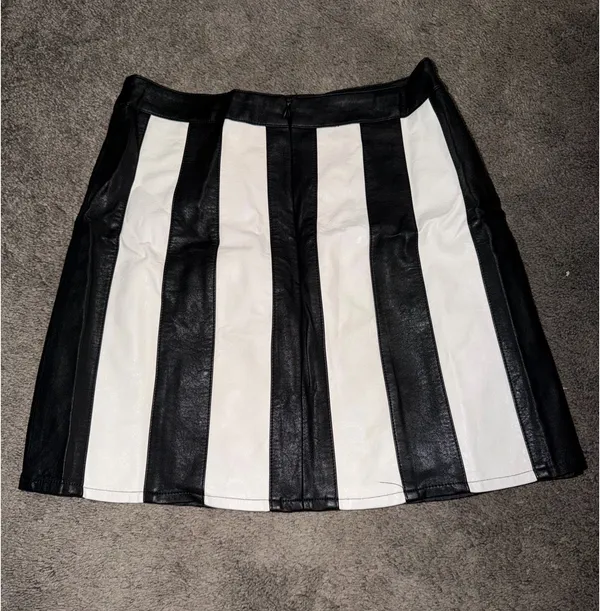 Nasty Gal striped leather skirt - Image 2