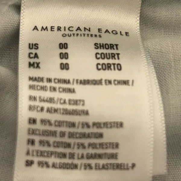 American Eagle Ripped Mom Jeans Blue Size 00 Short - Image 9