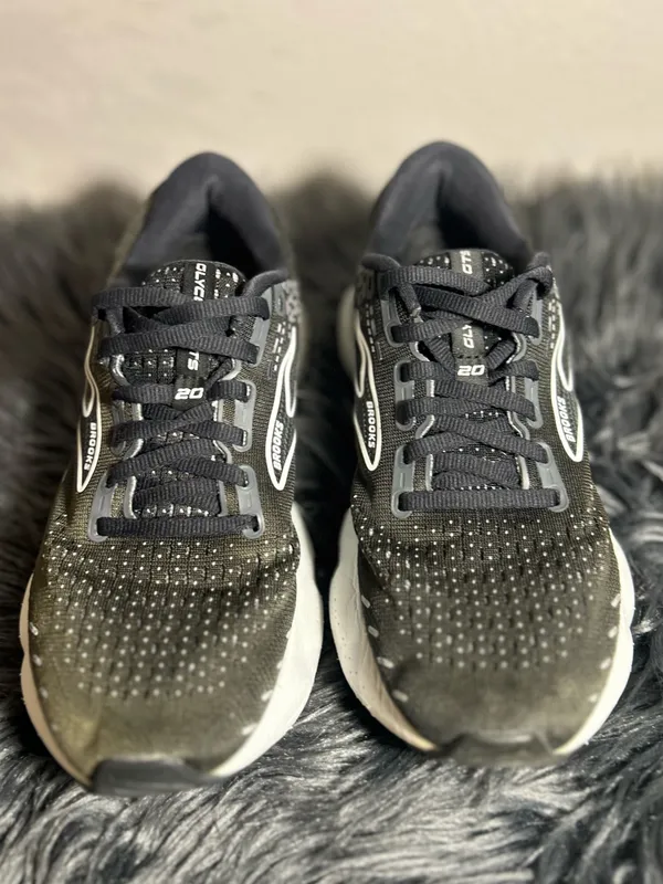 Brooks Glycerin GTS 20 Black Green Running Sneakers Size 8 - Image 5