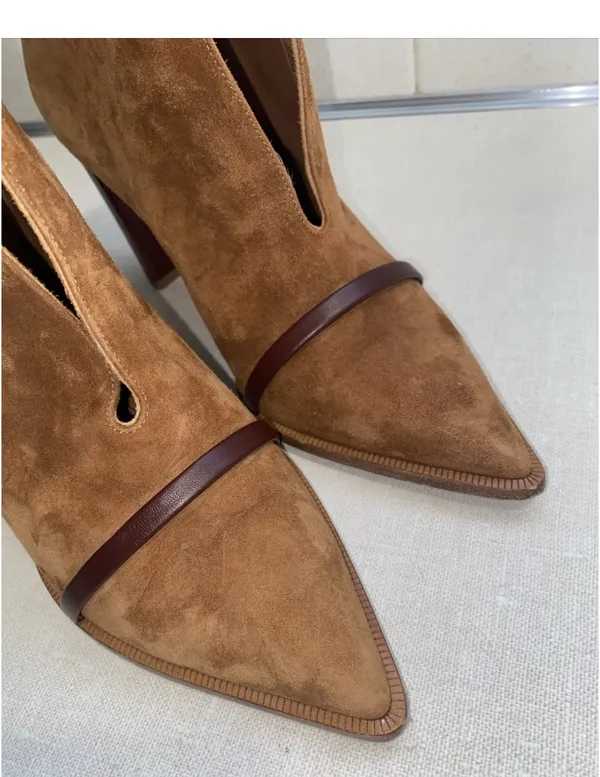 Malone Souliers Clara Suede Ankle Boot Booties Size EUR 38 US 7.5 *Read Scuffed - Image 2