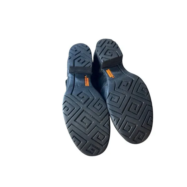 Merrell womens black leather mule clogs shoes 9 SKU 6830 - Image 10