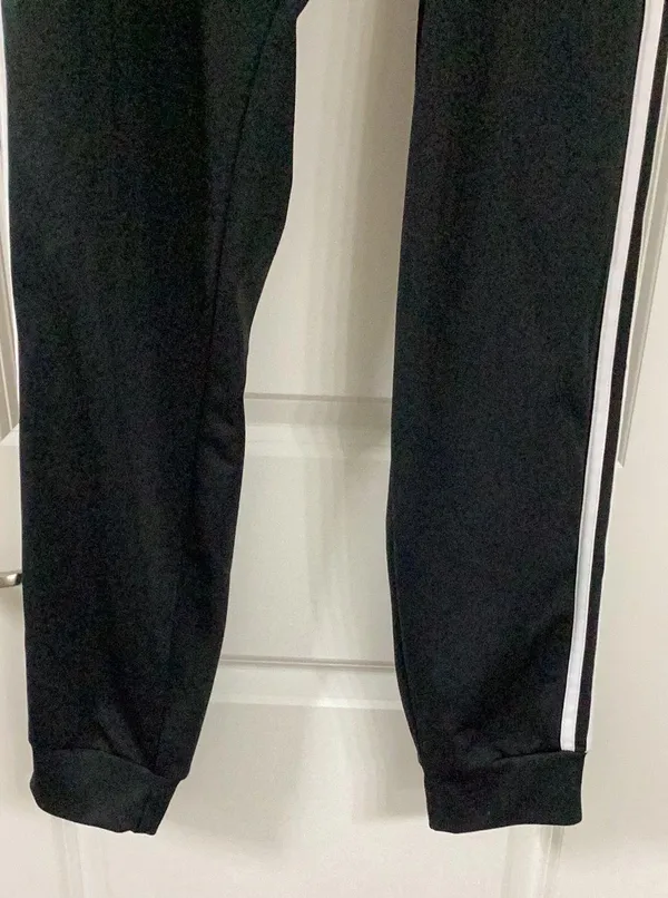 Adidas Black Jogger Sweatpants - Image 2