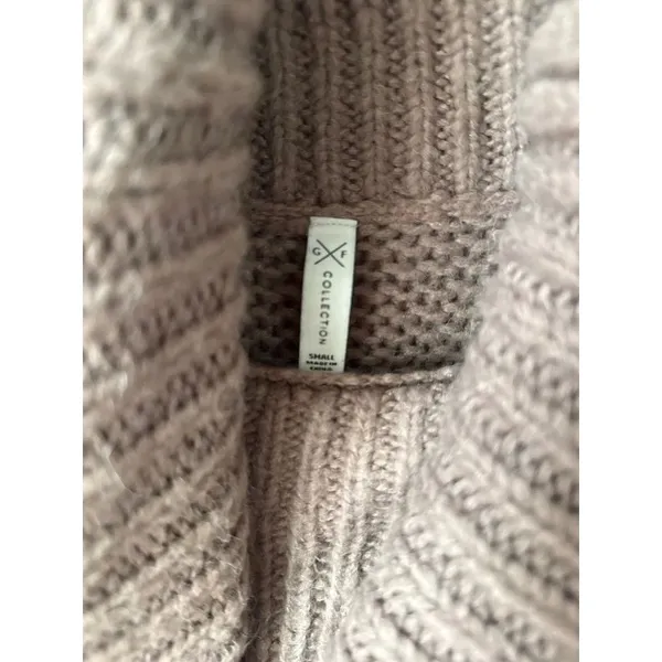 Gentle Fawn Collection Mauve Cowl Neck Bell Sleeve Sweater Small - Image 2