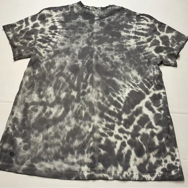 Lululemon All Yours Tee *Tie Dye Marmoleado Tie Dye Graphite Gray Women Sz M/8 - Image 7
