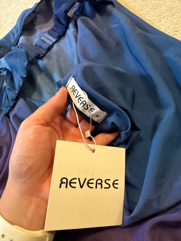 (Hello Molly) Reverse Clothing - Purple to Red Ombre Maxi Dress Size M Brand new with tag - Image 5