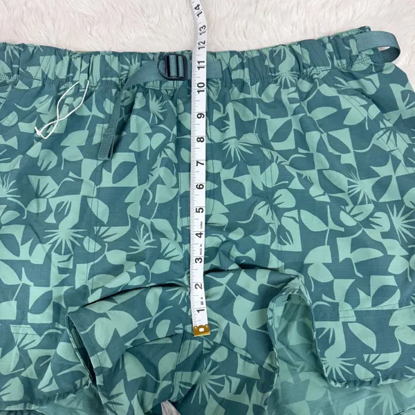 REI CO-OP Womens Trailmade Amphib Shorts Large Green Teal Hiking Outdoor Swim - Image 10
