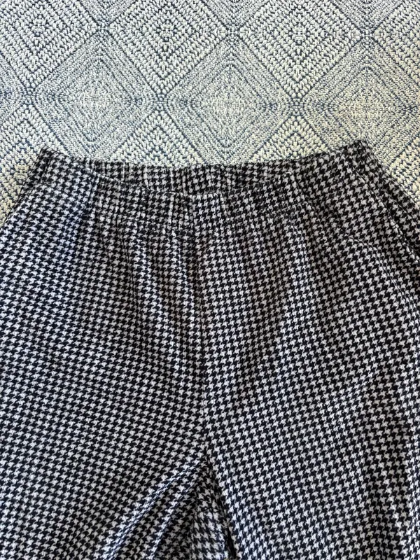 Lands End Houndstooth Pull On Work Pants - Image 2