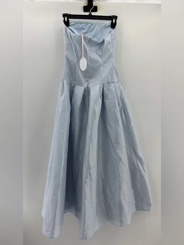 More to Come Cambria Strapless Dress in Baby Blue - Image 7