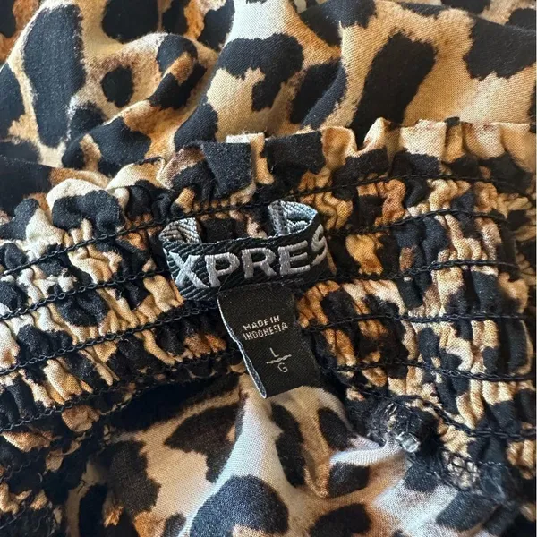 Express Size Large Leopard Tank Elastic band adjustable straps - Image 10