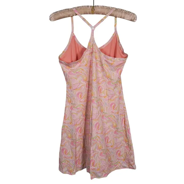 Outdoor Voices Exercise Dress Size Small Pink Marbled Swirl Tennis Pickleball - Image 3