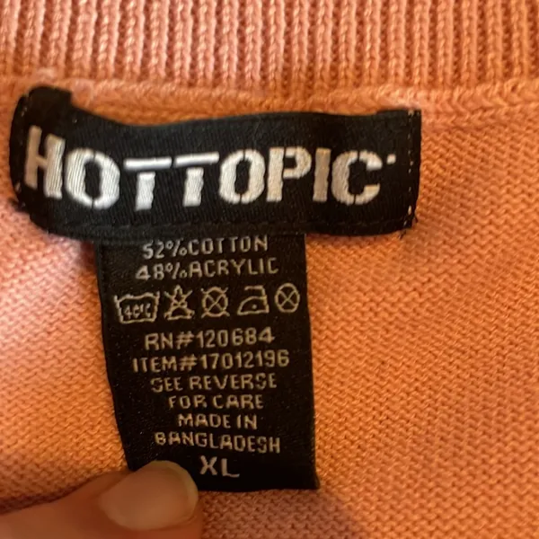 Hot Topic Pink Strawberry Sweater Vest - Image 6