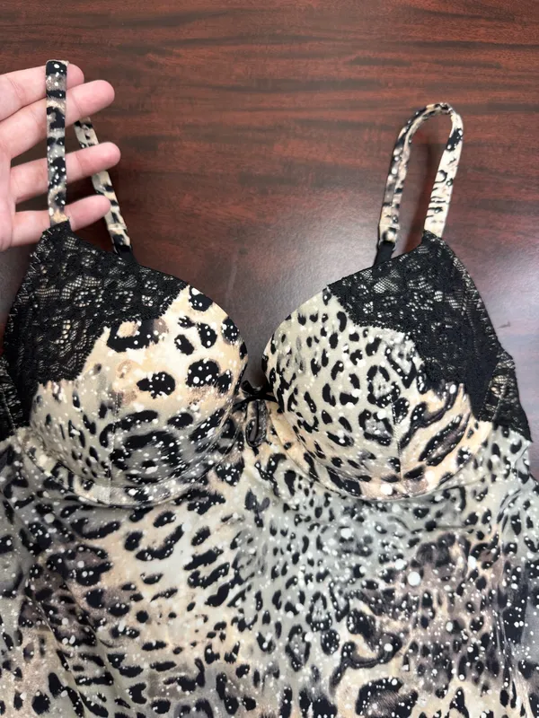 NWT Victoria’s Secret Leopard Print Lingerie Slip Size 34B - Image 2
