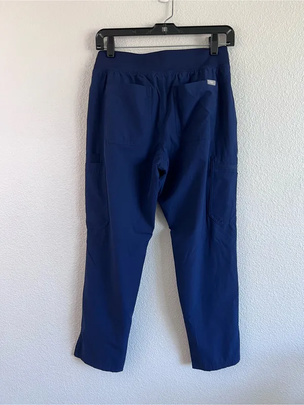 Figs Women's Yola FREEx Lined Skinny Scrub Pants Navy Medical - Image 2