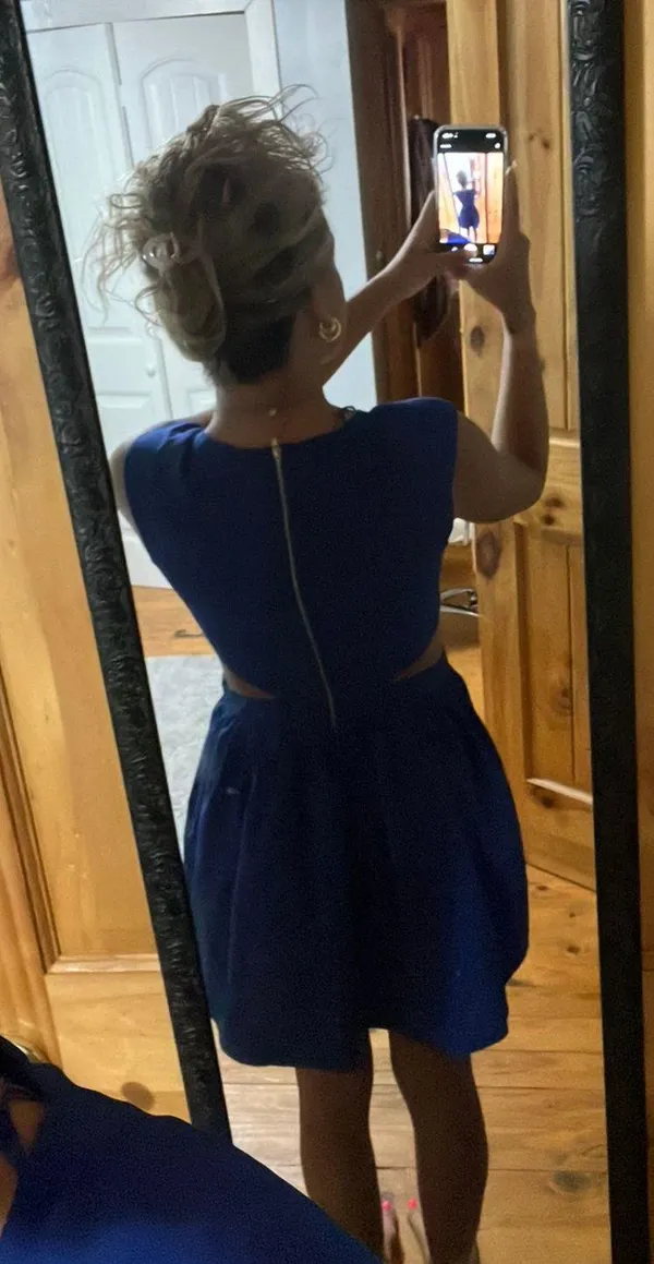 Depri Blue  Dress - Image 3