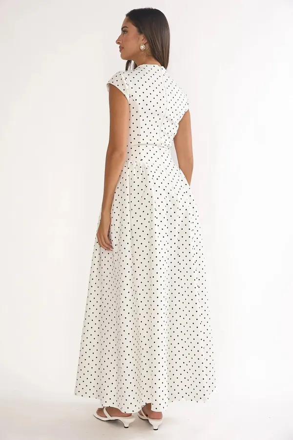 Selfie Leslie Polka Dot Maxi Dress - Image 2