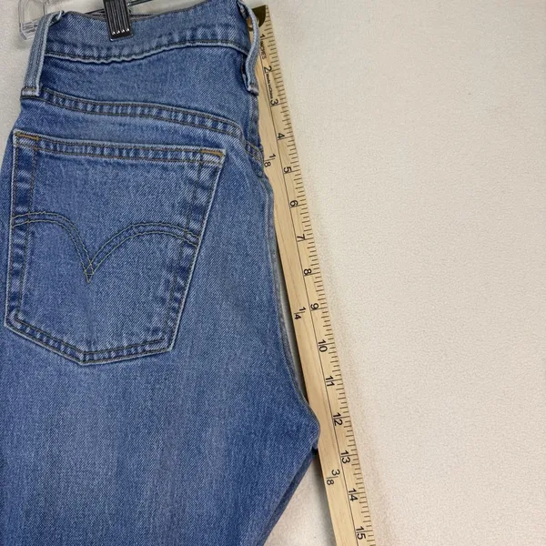 Levis Jeans Womens SIze SL Wedgie Straight Stretch‎ Mid Rise Button Fly *GUC* - Image 5