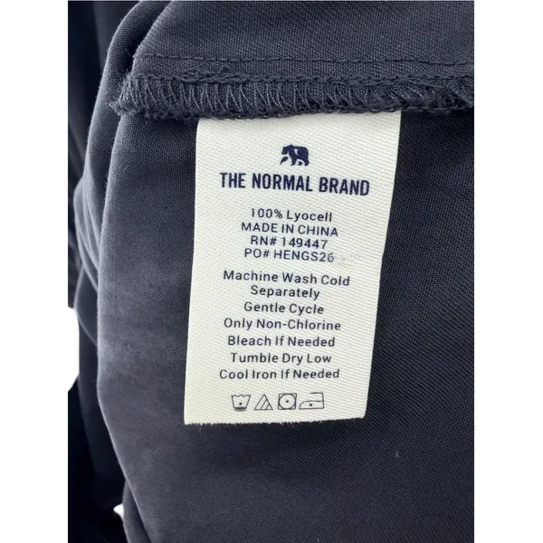 The Normal Brand Sueded Costa Romper S Black Lyocell Utility Drawstring Pocket M - Image 7