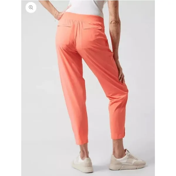 Athleta Brooklyn Ankle Pant Sunset Glow Orange Size 6 P Athleisure Travel - Image 5