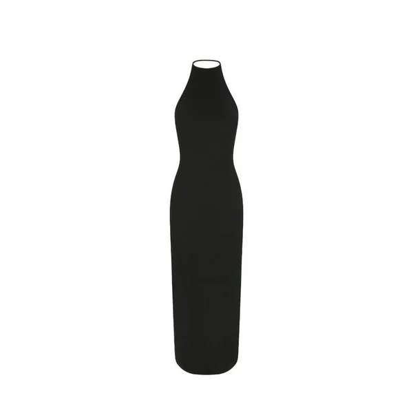 New Skims Cloud Maxi Dress onyx Small - Image 4