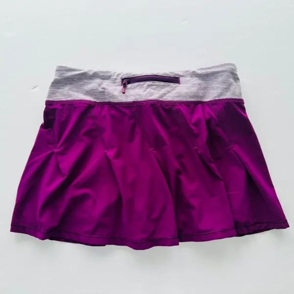 Lululemon Vintage Take Flight Skirt Skort Dewberry Size 4 Tennis Pickleball Walk - Image 2