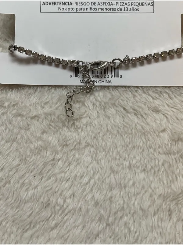 D'Bello Silver Heart Crystal Bracelet - Image 5