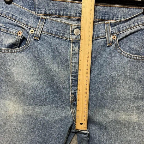 Levis Relaxed Bootcut Stretch Jeans Womens‎ 14 Misses Medium Wash Denim Mid Rise - Image 3