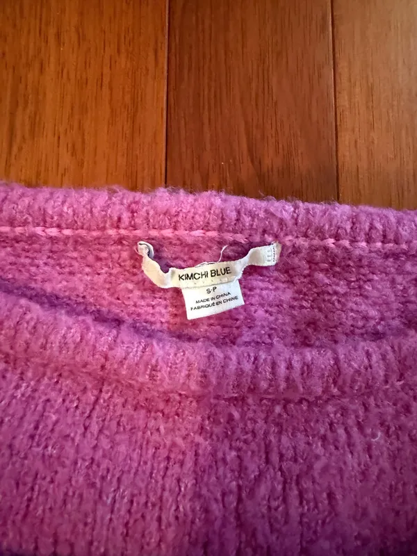 Kimchi Blue Pink Juniper Pullover Knit Sweater - Image 3