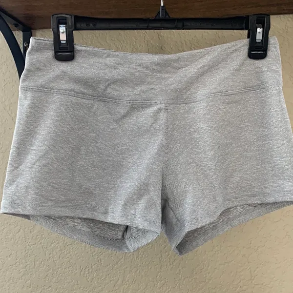 Born Primitive grey & white striped booty shorts - Image 3