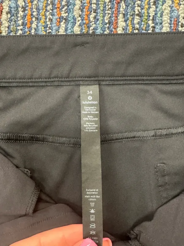 Black Lululemon Men’s Pants - Image 4