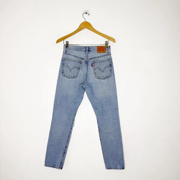 Levi’s 501 S Original Fit Jeans Size 26 / 2 Distressed Light Wash Straight Leg - Image 2